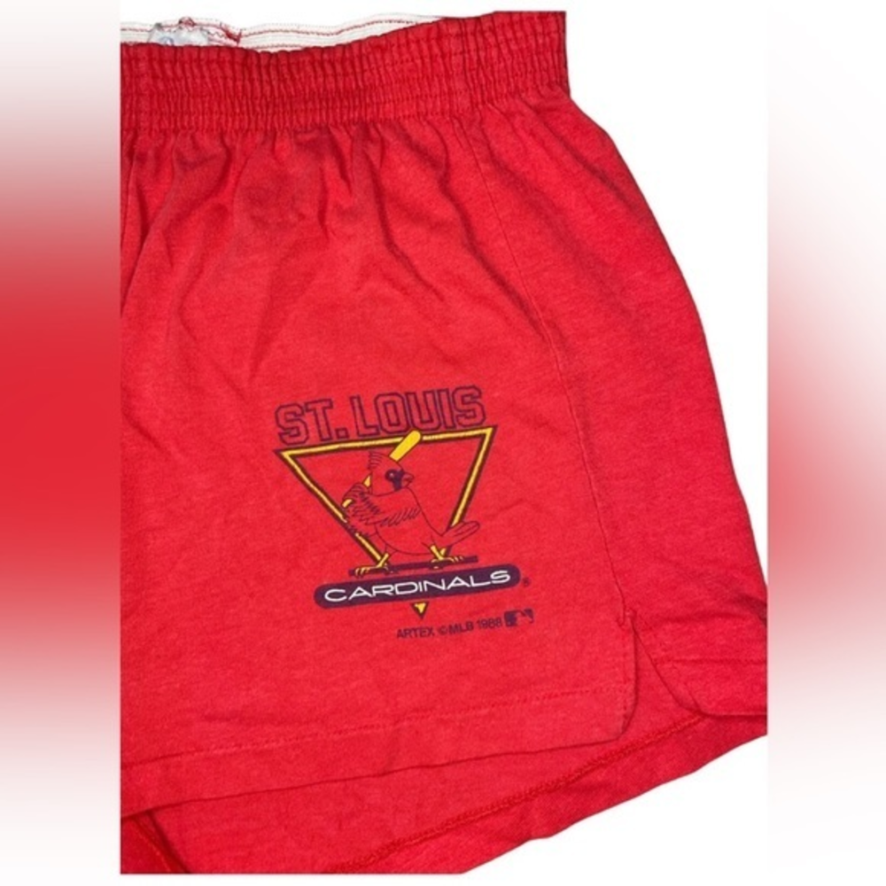 Vintage Women’s Artex 1988 St Louis Cardinals Shorts Size Large Good Wash & Wear